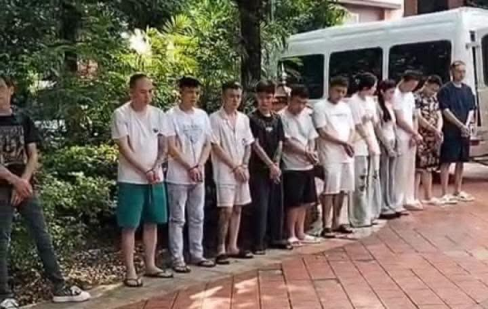 13 Suspects Arrested in Cybercrime and Online Gambling Raids in Vientiane